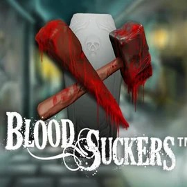 Official Slots logo: Blood Suckers by NetEnt at Raketti Casino