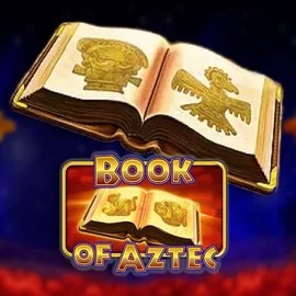 Book of Aztec logo by Amatic Industries at Raketti Casino