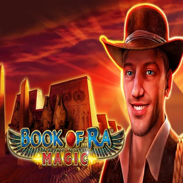 Book of Ra Magic casino game by Greentube – featured logo at Raketti Casino
