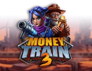Official Slots logo: Money Train 3 by Relax Gaming at Raketti Casino
